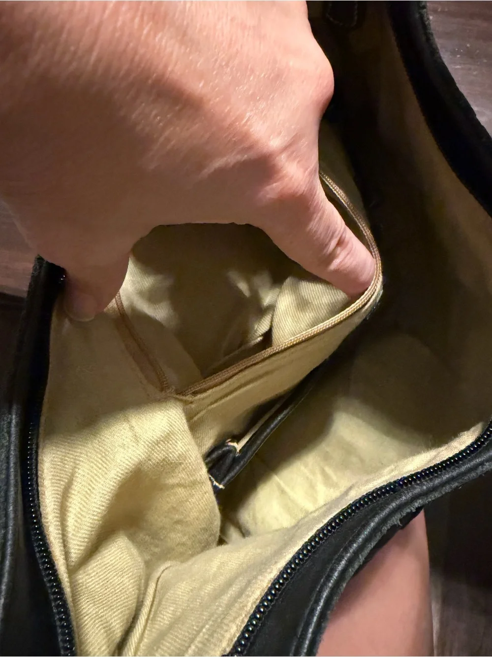 Franco Sarto Black Embossed Leather Shoulder Hobo